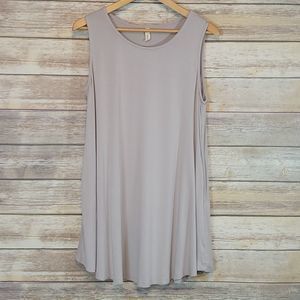 Wishlist | Grey/Taupe Sleeveless Swing Dress L